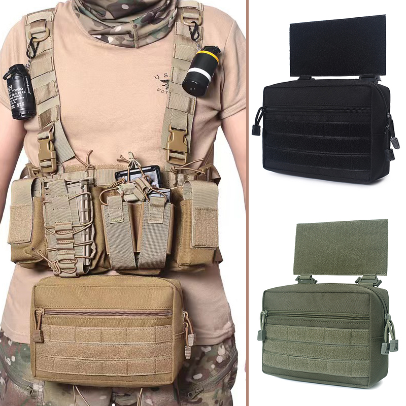 Tech Accessories Pouch - アウトドアスポーツモール EDC ポーチダンプドロップポーチオーガナイザー D3 チェストリグ MK3