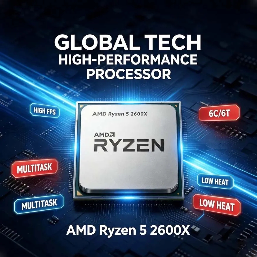 Amd Cpu Ryzen 5 - AMD Ryzen 5 2600X 6コア12スレッドCPUプロセッサー 3.6GHz