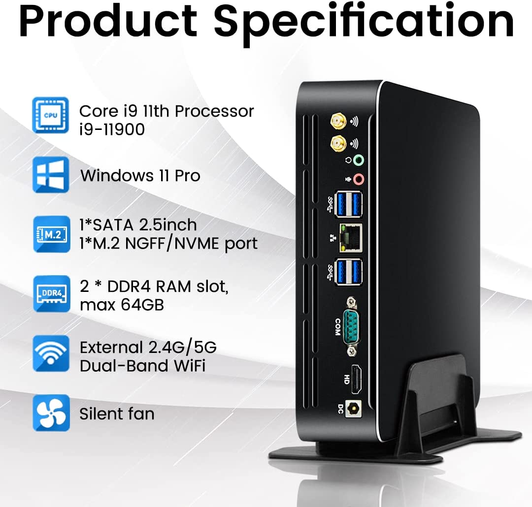 Intel Cpu Core I9 - Partaker 第11世代インテルミニPC Windows 11 Core i9