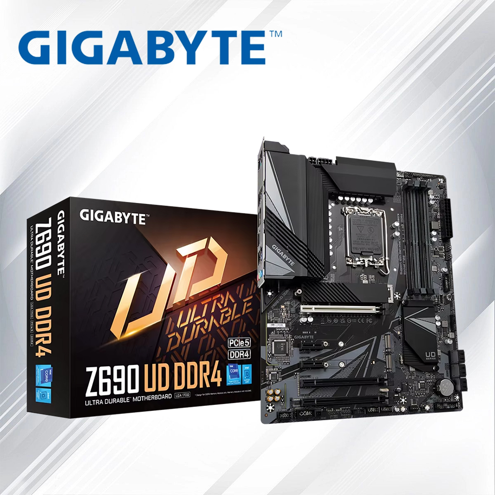 Intel Cpu Core I9 - ギガバイト-マザーボードz690udddr4 v2 lga1700,第12世代Intel Coreプロセッサー,12600 12700,12900 cpu,デュアルチャネル,ddr4,pci-e
