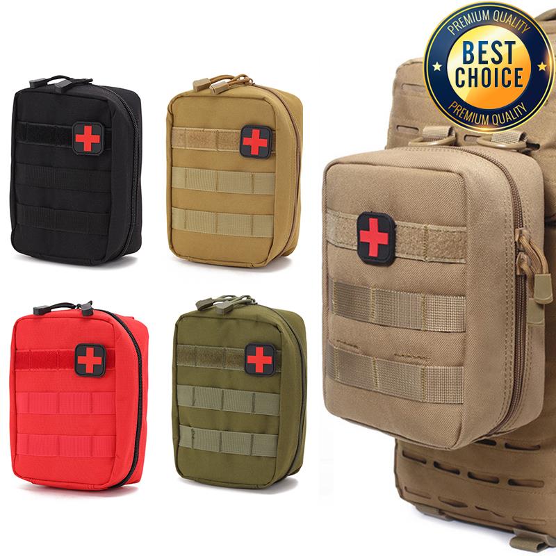 Tech Accessories Pouch - 屋外の戦術的な多機能ウエストパック MOLLE 医療緊急キットポータブルサバイバルキットアクセサリーポーチ迷彩トレーニングバッグ