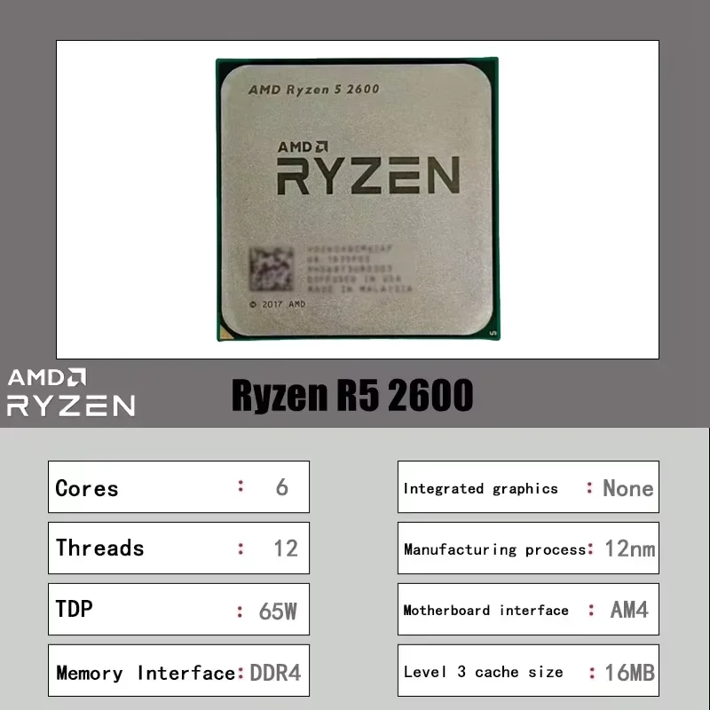予算重視の多機能AMD Ryzen 5 2600 AM4 C - Amd Cpu Ryzen 5 のレビューと価格