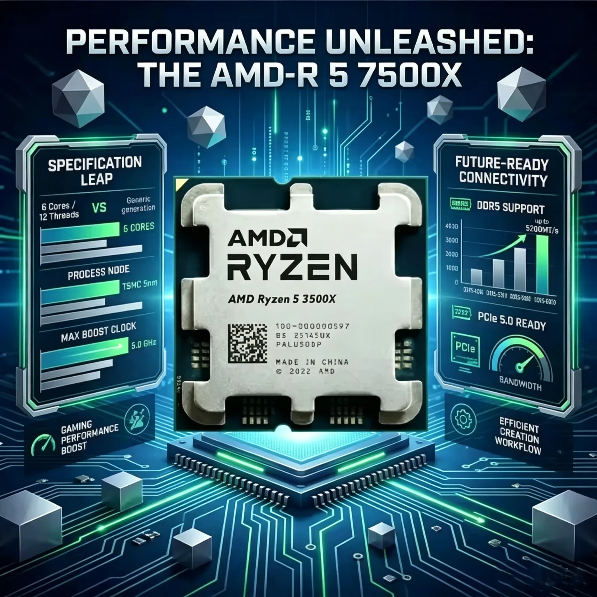 AMD Ryzen 5 3500X R5 3500X ソケッ - Amd Cpu Ryzen 5 のレビューと価格