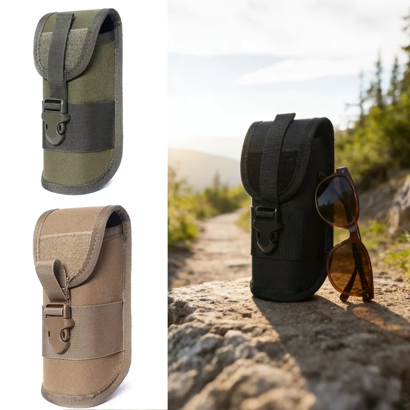 屋外用ハードシェルサングラスポーチ EDC モールグラスパッ - Tech Accessories Pouch のレビューと価格