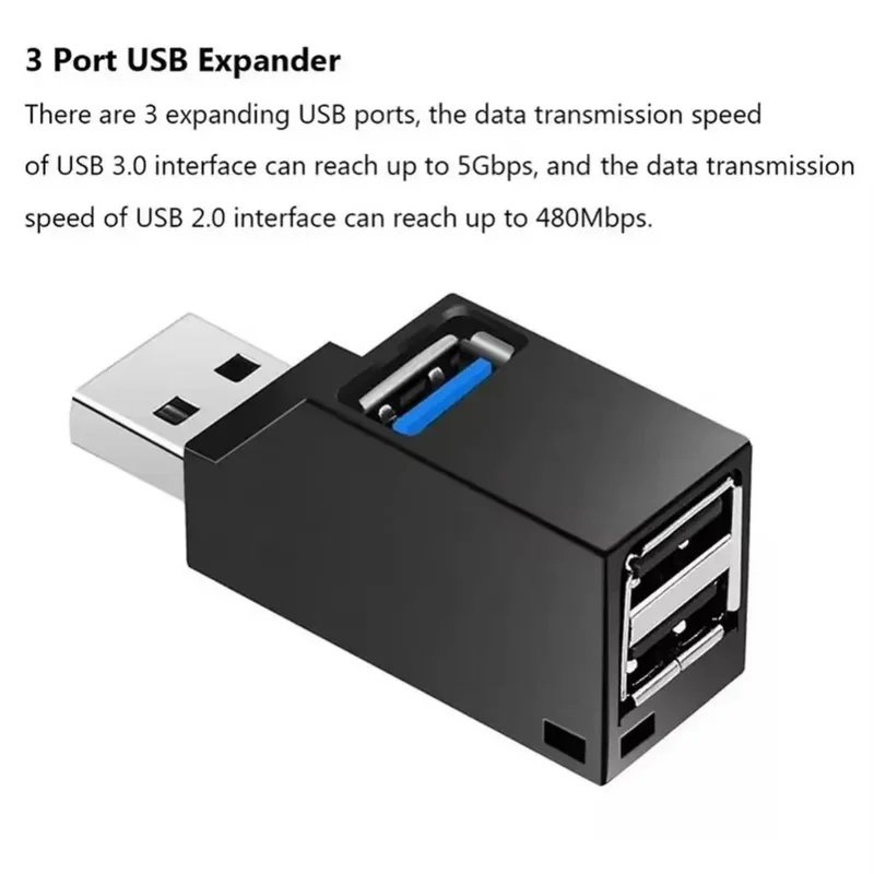 USB 3.0 2.0 回転可能な 3 ポートハブスプリッタ - Tech Accessories Pc のレビューと価格