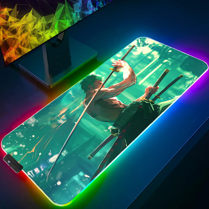 ワンピースゾロマウスパッド RGB ゲームアクセサリー Ga - Tech Accessories Pc のレビューと価格