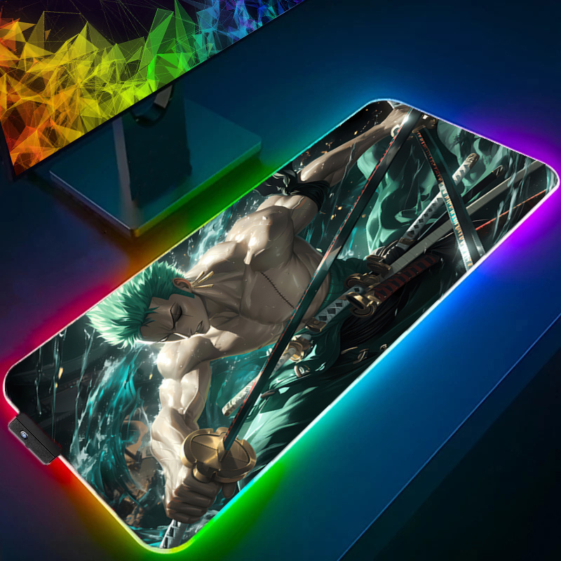 ワンピースゾロマウスパッド RGB ゲームアクセサリー Ga - Tech Accessories Pc のレビューと価格