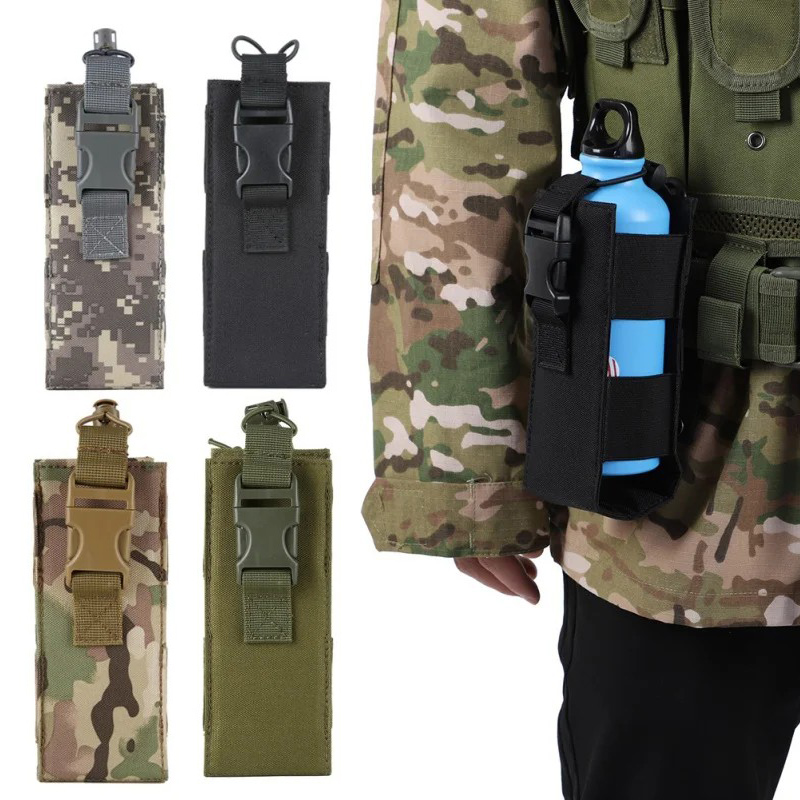 新しい戦術的なウォーターボトルバッグモールナイロンケトルカバ - Tech Accessories Pouch のレビューと価格