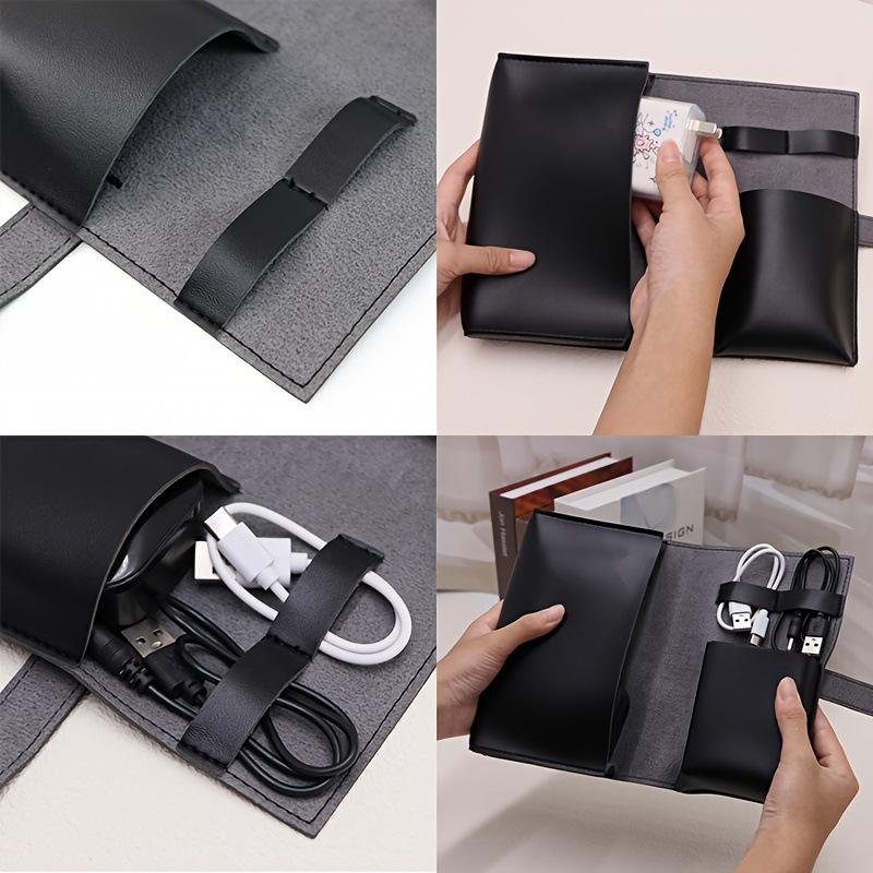 1pc PUレザーマルチコンパートメントオーガナイザー-ケー - Tech Woven Accessories のレビューと価格